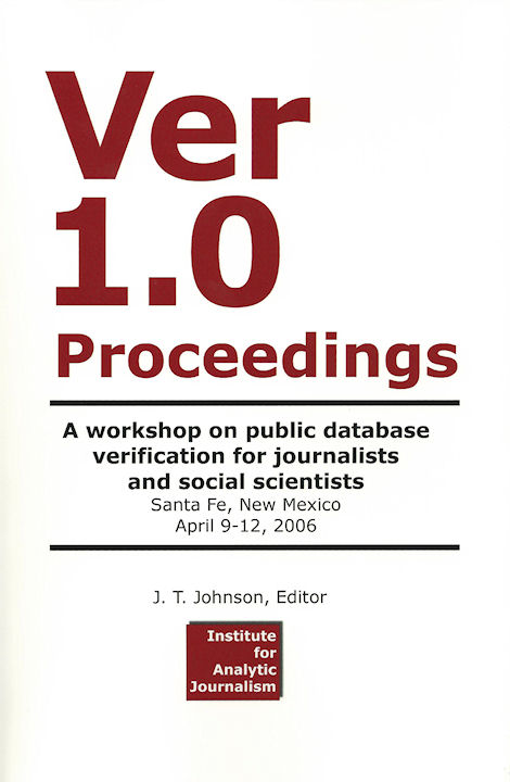 Ver 1.0 Proceedings cover